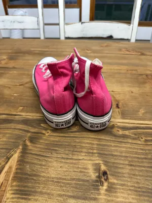 Hot Pink Converse Platform High-Top thumbnail 7