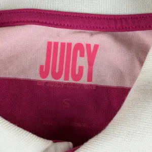 Juicy by Juicy Couture Pink Striped Long Sleeve Cropped Rugby Polo Shirt Small thumbnail 8