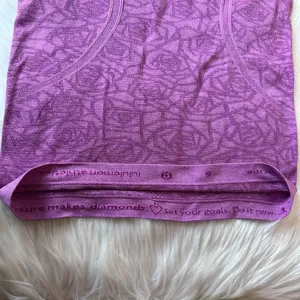 Lululemon Swiftly Tech Short Sleeve Crew Heathered Regal Plum Size 6 thumbnail 7
