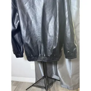Sampeel Faux Leather Women’s Jacket‎ Medium Motorcycle Jacket Bomber Coat Winter thumbnail 9
