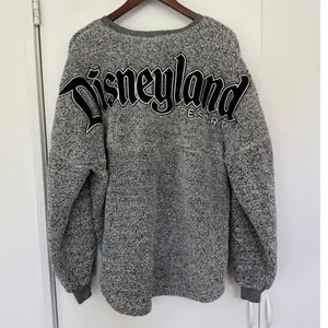 DISNEY Parks Sherpa Cozy Spirit Jersey Black/Grey Size Medium thumbnail 2