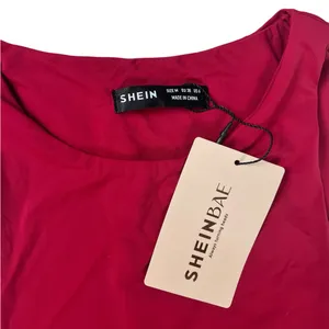 Shein BAE Dark Red Microfiber Sleeveless Bodysuit Size‎ Medium thumbnail 5