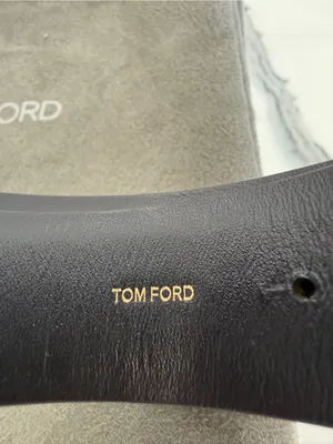 Tom Ford T Buckle Croc Embossed Belt thumbnail 6