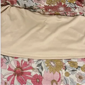 Entro Floral Print Maxi Dress Long Sleeve V Neck Bohemian Cottagecore Style‎ thumbnail 4