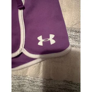 Under Armour Womens Purple Running Shorts White Trim Drawstring Size Small thumbnail 11