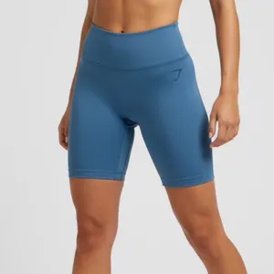 GYMSHARK |‎ Woman's Coastal Blue Reps Biker Ruched Cycling Power Tight Shorts, S thumbnail 8