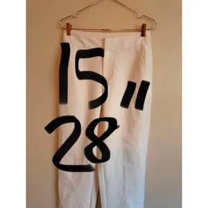 Calia Trousers Women Size M White Minimalist Elastic‎ Back Front Seam Pants thumbnail 5