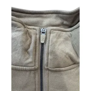 Xersion Women's Plus 2X Oversized Half Zip Pullover Sweatshirt Tan NEW thumbnail 10