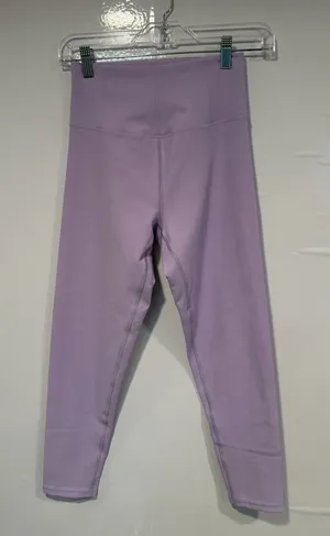 Purple ribbed aerie offline High-Waist Lavender Leggings‎ thumbnail 1
