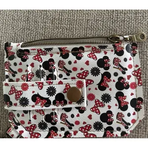 Minnie Mouse White Black Red card holder with zipper‎ 6" x 4" thumbnail 5