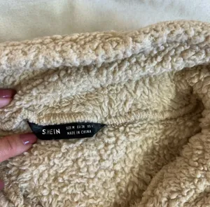 SheIn Beige Fuzzy Two Piece Co-ord Lounge Set Size Medium thumbnail 4