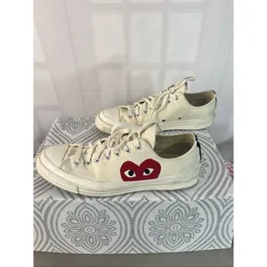 Comme des Garçons PLAY Chuck Taylor All Star Peek-A-Boo Low-Top Sneakers size 11 thumbnail 6