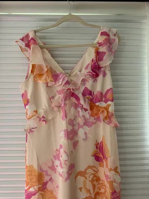 Wedding guest dress Pink Size 16 thumbnail 3