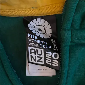 FIFA South Africa Zip-Up Hoodie Green / Yellow Women Size XS thumbnail 2