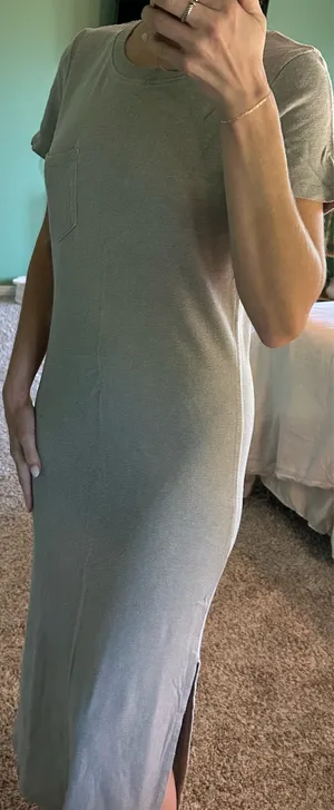 Outerknown Long Grey Dress thumbnail 5