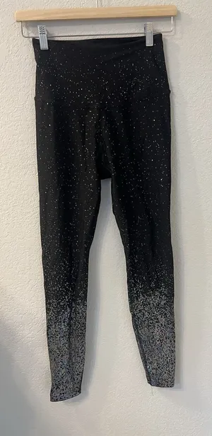 Beyond yoga alloy sparkle ombré black high‎ waist legging M thumbnail 1