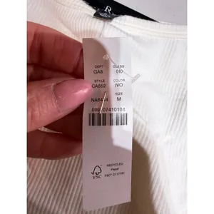 NWT J.Crew Puff Sleeve Top Womens M Ivory Ribbed‎ Cotton Poplin CA852 Coquette thumbnail 7