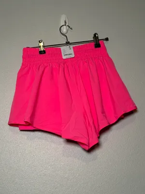 Free people movement wild bloom 2-in-1 shorts/ hot pink nwt $58 thumbnail 4