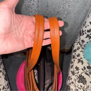 Lovevook Brown Leather Tote‎ Bag Tan thumbnail 4