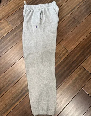 Champion Light Gray Fleece Jogger Sweatpants thumbnail 5