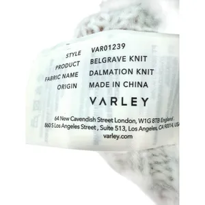 Varley Belgrave Dalmation Knit Mock Neck Sweater Balloon Sleeve Marled M Relaxed thumbnail 6