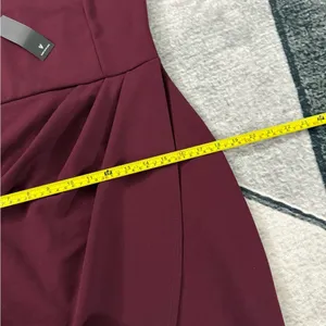 Lulu's Wine High Low Dress Size XL thumbnail 11