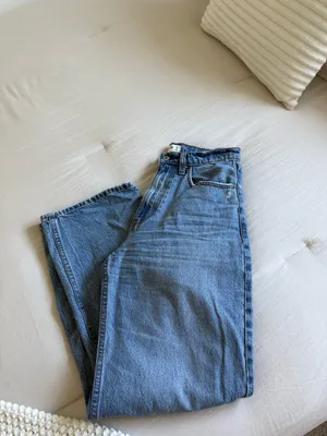 Abercrombie loose high waisted jeans W25 Short thumbnail 5