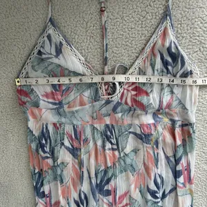Rip Curl Sea Breeze Maxi Dress Beach Tropical Floral White Size XL thumbnail 10