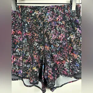 Lululemon‎ Hotty Hot HR Lined Shorts 4” Floral Spray Multi Black Size 4 thumbnail 6