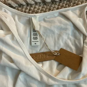 SKIMS White Soft Cotton Tank Top  NWT thumbnail 4