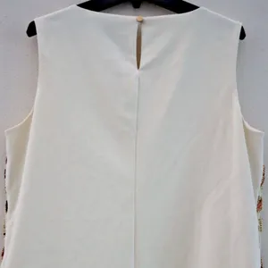 Thalia Sodi Women's Embroidered Lace Sleeveless Tank in Iced Ivory Sz M EUC thumbnail 6