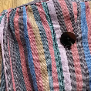 Madewell Striped Button-Front Sleeveless Dress Women’s Small thumbnail 7
