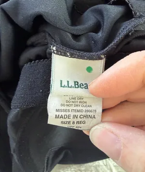 LL Bean One Piece Swimsuit size 8 thumbnail 3
