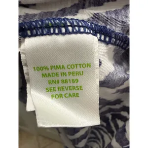 Lilly Pulitzer Palmer Dress Bright Navy Chevron Ikat Pima Cotton‎ Womens XS thumbnail 8