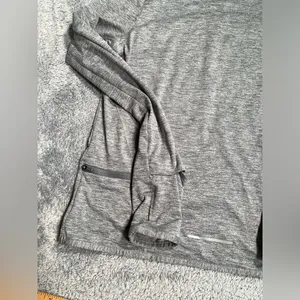 Nike running dri-fit long sleeve gray shirt small thumbnail 12