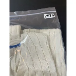 Lane Bryant Cable Knit Sweater Womens 22/24 Cream V-Neck 100% Cotton Preppy NWT thumbnail 12
