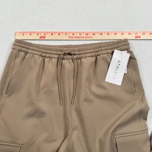 Athleta Promenade Cargo Pant Women Medium Tall Brown Tan Wide Leg 472171 New thumbnail 4