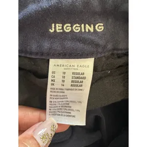 American Eagle Women's Navy Super Stretch Denim Jegging Jeans 10 thumbnail 4