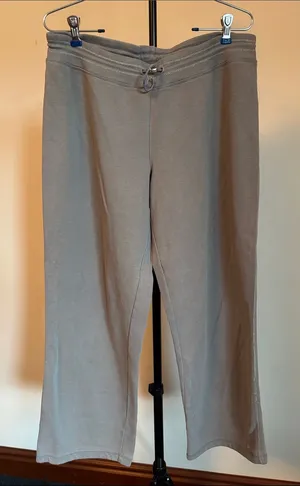 Athletic Works Gray Drawstring Track Pants thumbnail 1