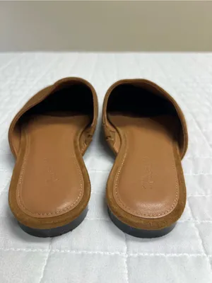 Madewell The Mylie Glove Mule in Glaze Walnut Brown Suede Size 6 thumbnail 5
