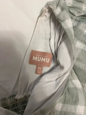 Light Green Show Me Your Mumu Gingham Blouse thumbnail 3