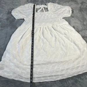 Hayden Puff Sleeve Baby Doll Dress Size M Square Neck Party Minimalist Date thumbnail 12