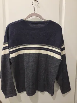 Vintage Canyon River Blues Striped Knit Sweater - Youth L (14-16) thumbnail 3