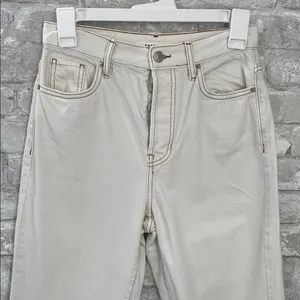 PacSun Cream Straight Leg Dad Jeans thumbnail 2