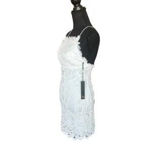 House of Harlow 1960 White Lace Mini Slip Dress XS Romantic Designer $248 NEW thumbnail 6
