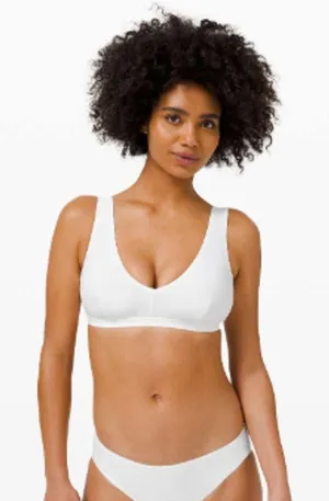 LULULEMON Waterside V Swim Top‎ C/D NWT White Tan Extra Small XS UV Quick Dry thumbnail 1