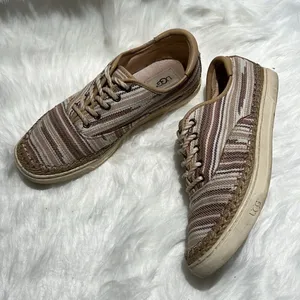 UGG Australia Eyan Canvas Sneakers Rose 9.5.‎ B71 thumbnail 4
