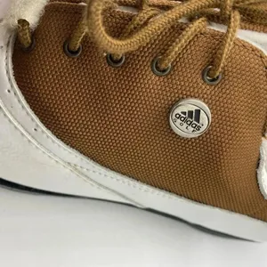 Adidas Spiked Lace Up Women’s White Brown Golf‎ Shoes Size 7 thumbnail 3