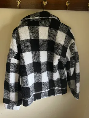 Buffalo Plaid Coat Size M thumbnail 2