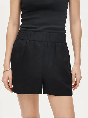 J. Crew Tropez short in linen Black Size XL thumbnail 1